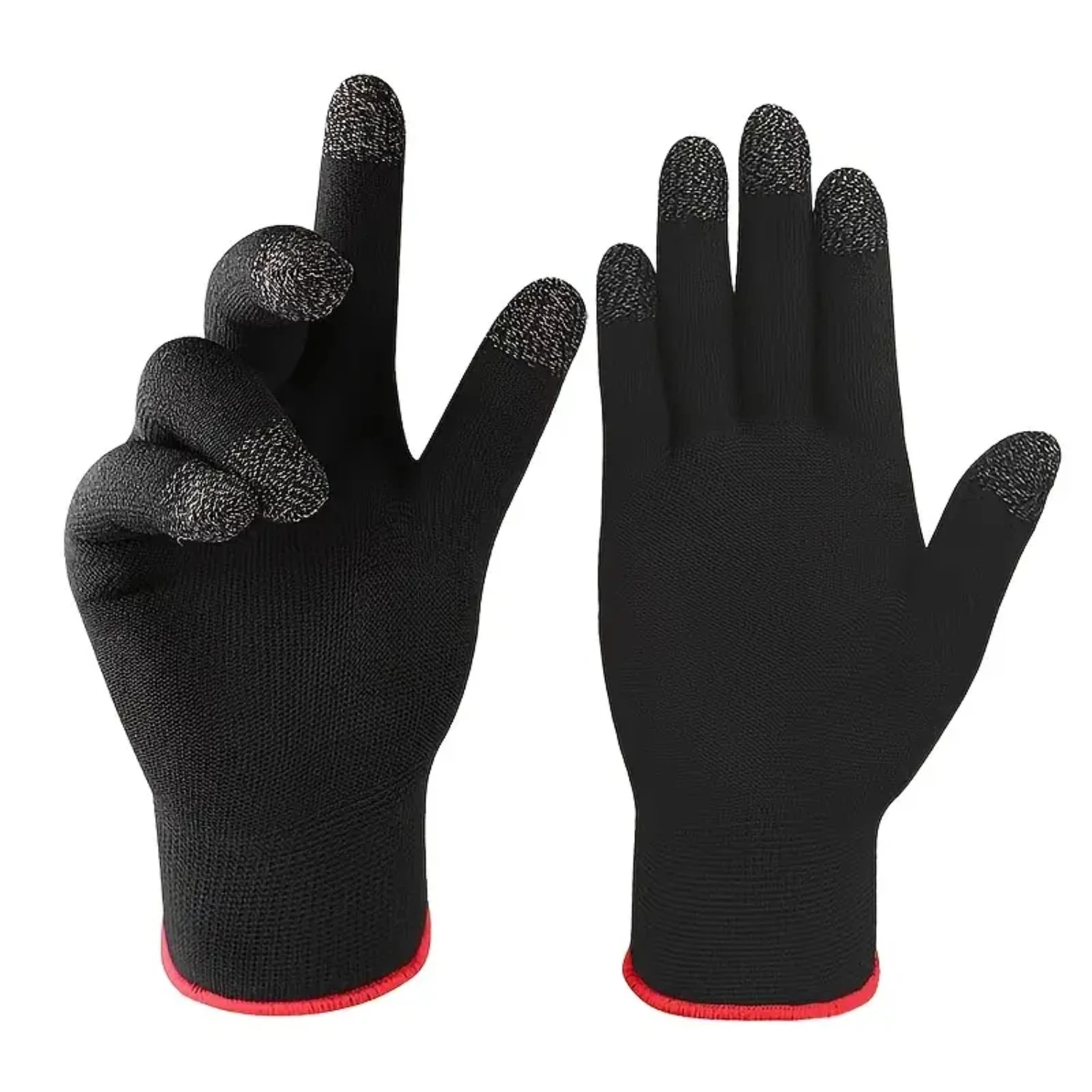 Winter Touchscreen Gloves For Gaming On Mobile Phones Tablets Winter Warm Knit Black Gloves For Men And Women
