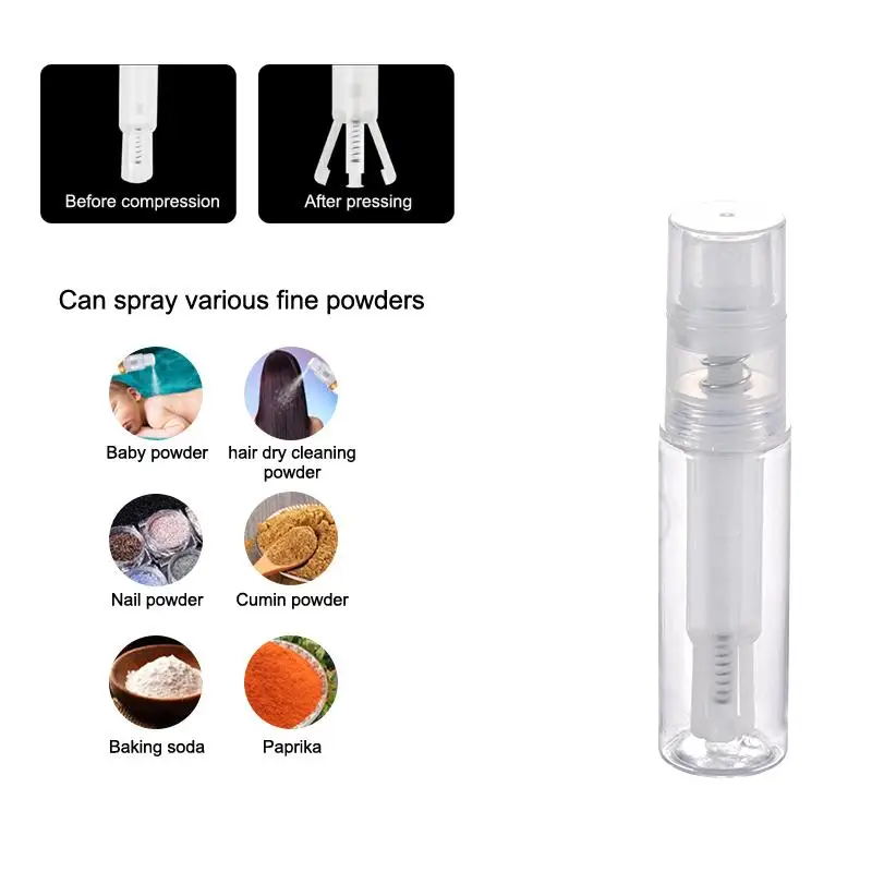 14/25ml Powder Atomizer Bottle Barber Talcum Emulsion Spray Travel Container Lotion Dispenser Bottle Salon Accessories〔HMA58〕