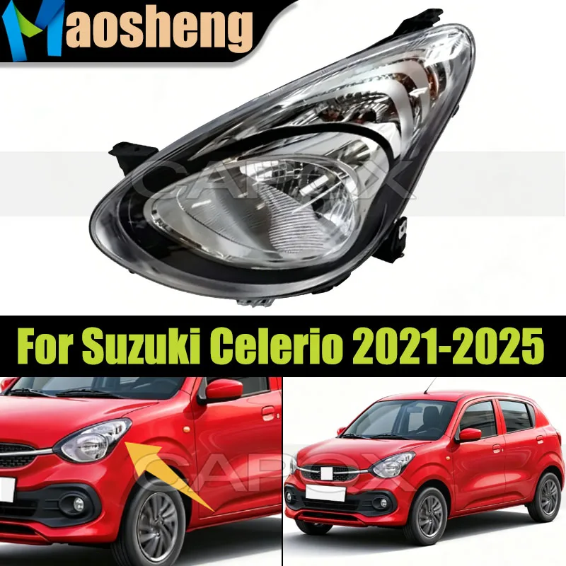 

Front Bumper Headlight Head Light For Suzuki Celerio 2021 2022 2023 2024 2025 Headlamp Head Lamp Driver Light