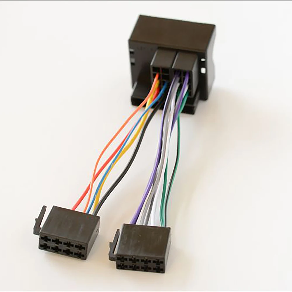 A02Q-Car Radio ISO Adapter Switch Cable for Opel Astra H Corsa C Antara Combo Meriva Zafira for Vauxhall Agila Movano