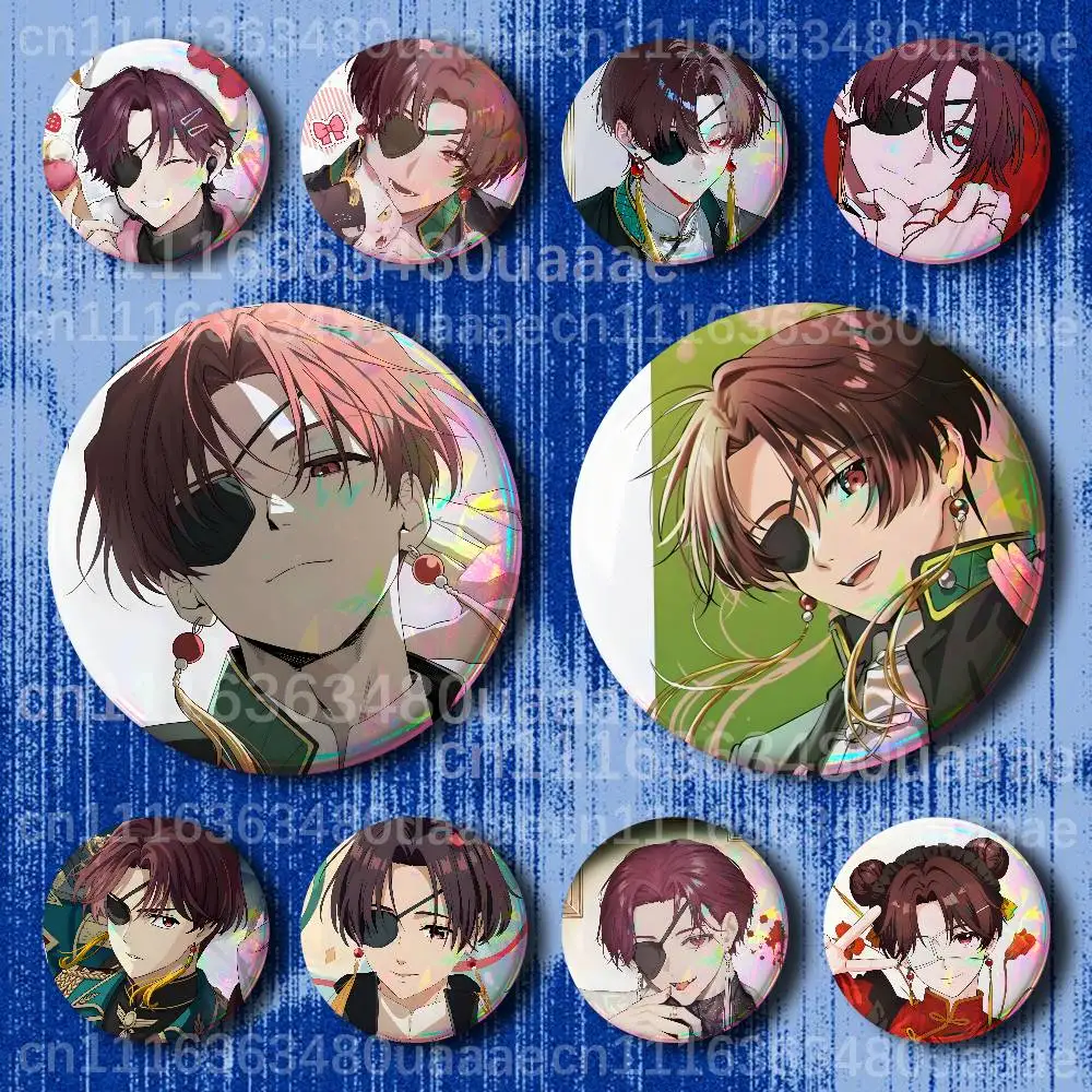 Hayato Suo W-Wind Breaker Button Handmade Brooch For Clothes Cartoon Badge Backpack Decoration Jewelry Accessories