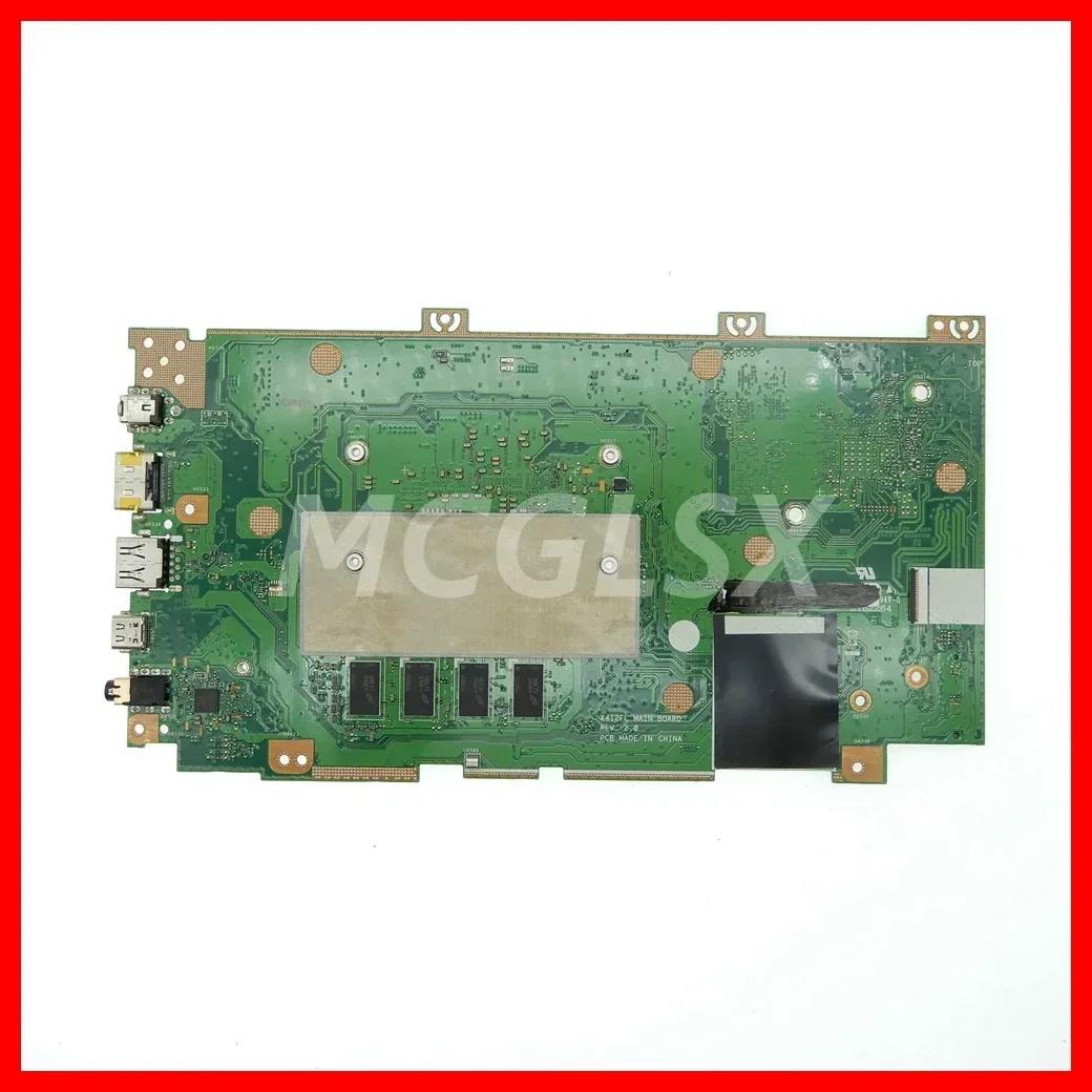 X412FA Laptop Motherboard For Asus X412FJG X412FL X412FAC X412FLG X412FJC V4000FL Mainboard i3 i5 i7-8th 10th Gen CPU 4GB RAM