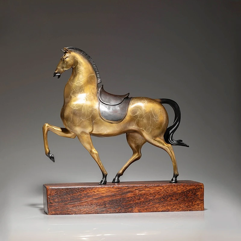 Tongyi Fang Ma Jin Safety Copper Horse Ornament Company Craft Ornament