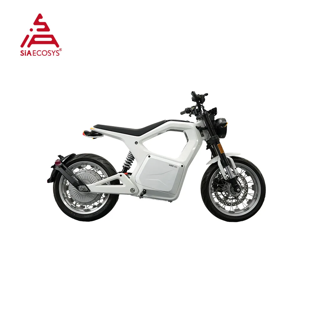 SiAECOSYS motocicletta elettrica 72V 120KPH telaio in alluminio pressofuso ad alta potenza integralmente formato MT con batteria agli ioni di litio