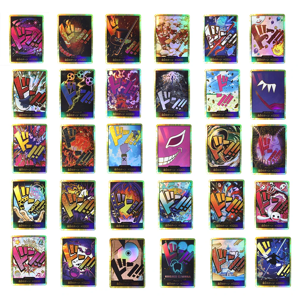

PROXY Anime One Piece Frosted laser Cards OPCG Japanese version Skill cards，Poster Replica Japanese Game Anime Collection Cards