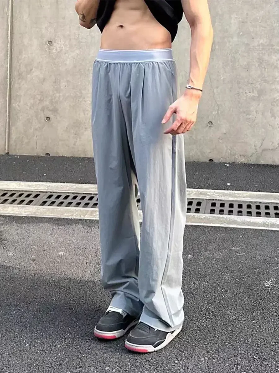 Designer Women's Leisure Sports High-waisted Fashion Pants Outdoor Fitness Yoga Casual Straight Leg Loose Wide Leg Pants