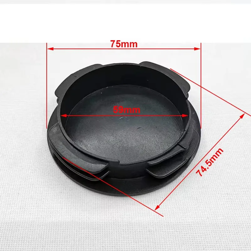 2pcs 75mm Rear Waterproof Tail Pipe Cover Exhaust Trim For Mercedes Smart 450 451 Fortwo Forfour W451 W453 08-14