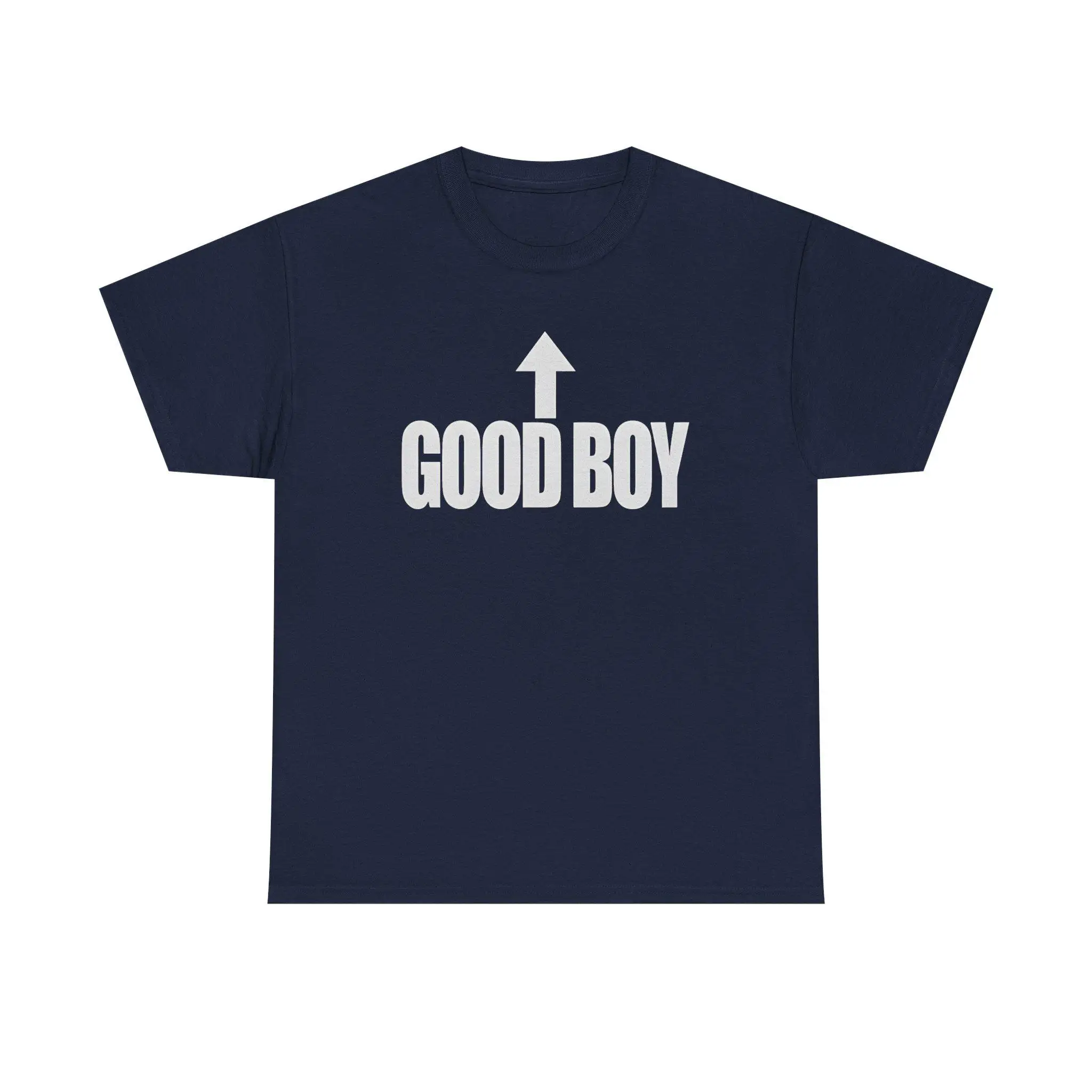 Beliebte, trendige T-Shirts in hochwertigem Design – „Good Boy“-T-Shirt, humorvolles T-Shirt mit einer lustigen Freundchaftsbeziehung im Fokus – Detail 7