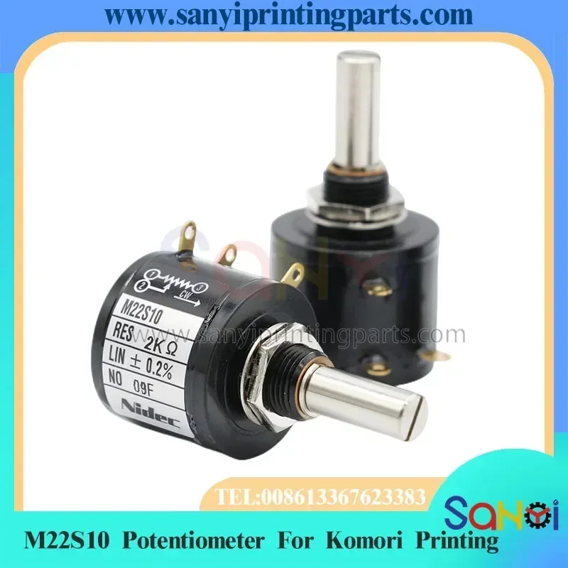 

Потенциометр Komori лучшего качества M22S10 1K 2K 5K 10K 20K 200K для деталей печатной машины
