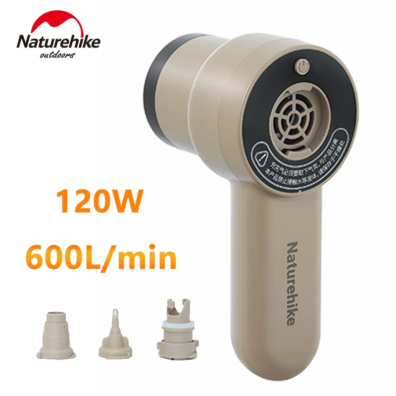 Naturehike Wireless Handheld Air Pump for Inflatable Mat Sofa Pillow Swimming Ring 120W Air Compressor Inflator/Deflator Pump