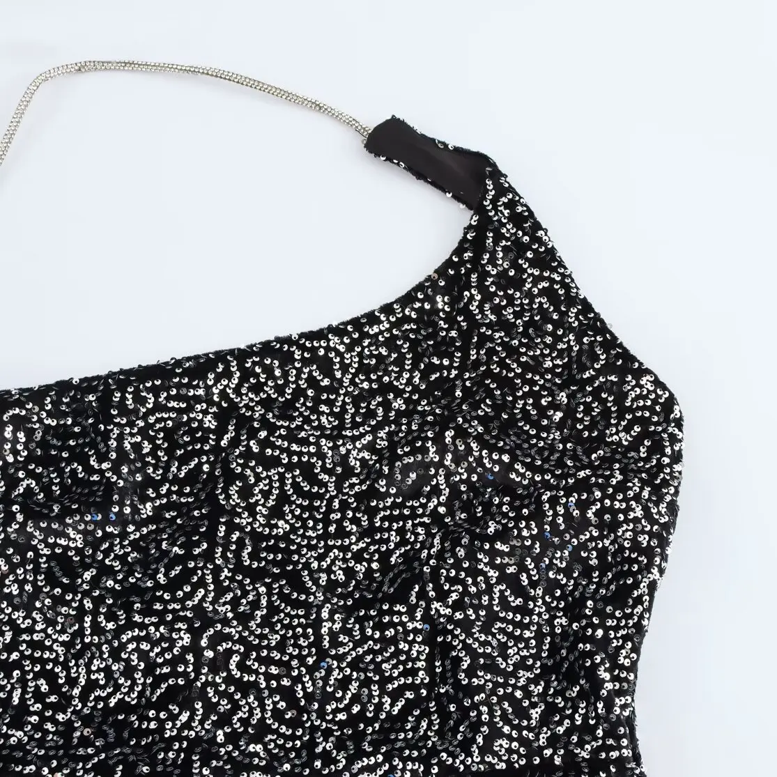 Asymmetric Beaded Design Dr Ele Autumn New Sle Women's Faion Pure Color Straight Tube Skirt Casual Slim Fit Dr