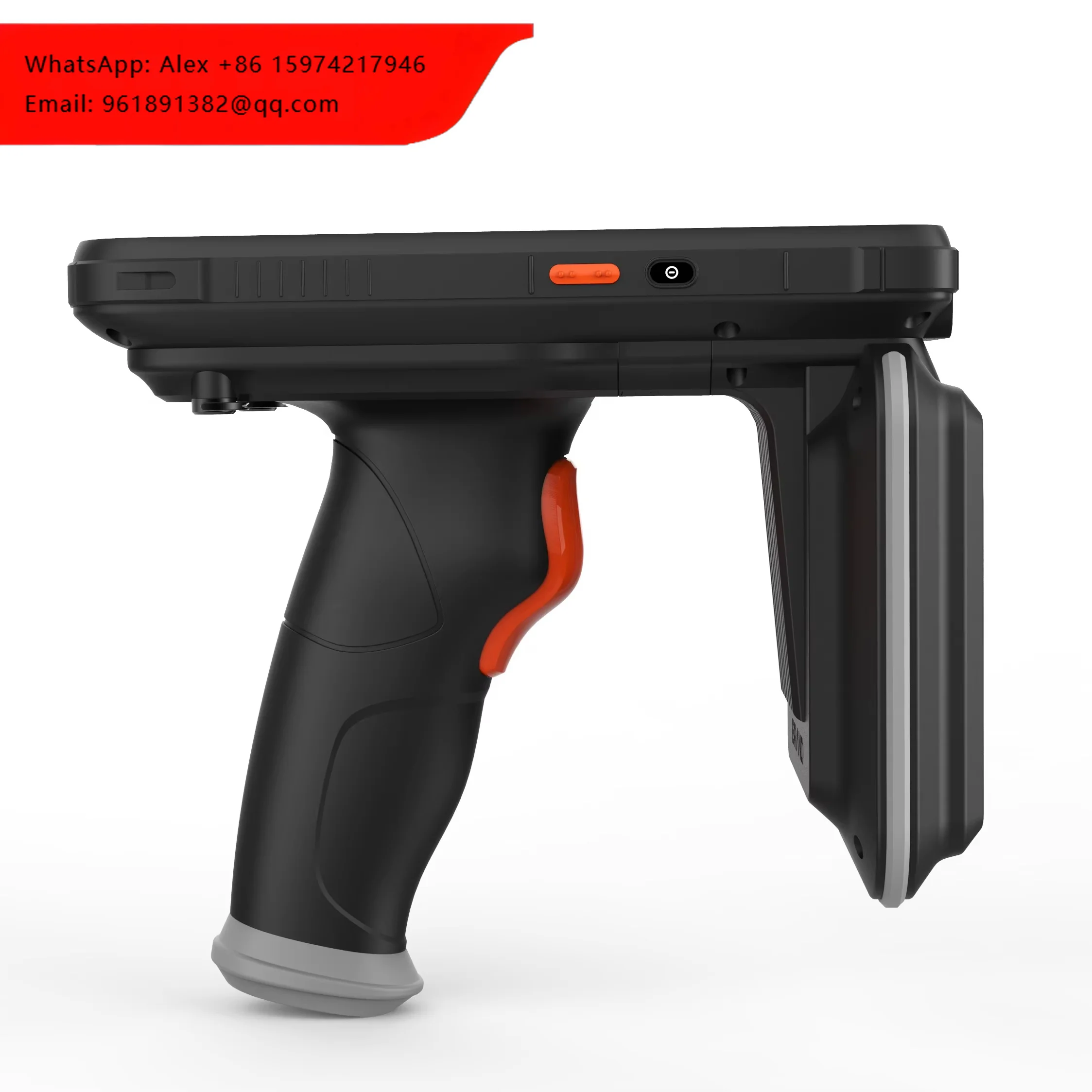 

Vanch RFID Asset Tracking Solutions UHF RFID Handheld Reader (860-960MHz) NFC ISO18000-6C 100pcs/sec ABS Material Android 10.0