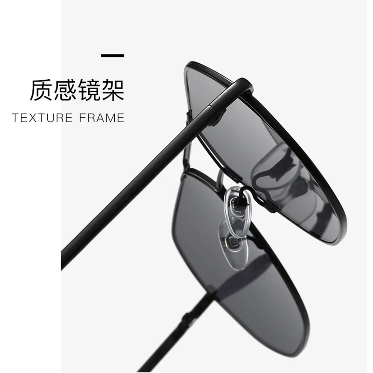 2026 New Double Bridge Photochromic Polarized Sunglasses Unisex Metal Aviator UV400 Night Vision Driving Shades
