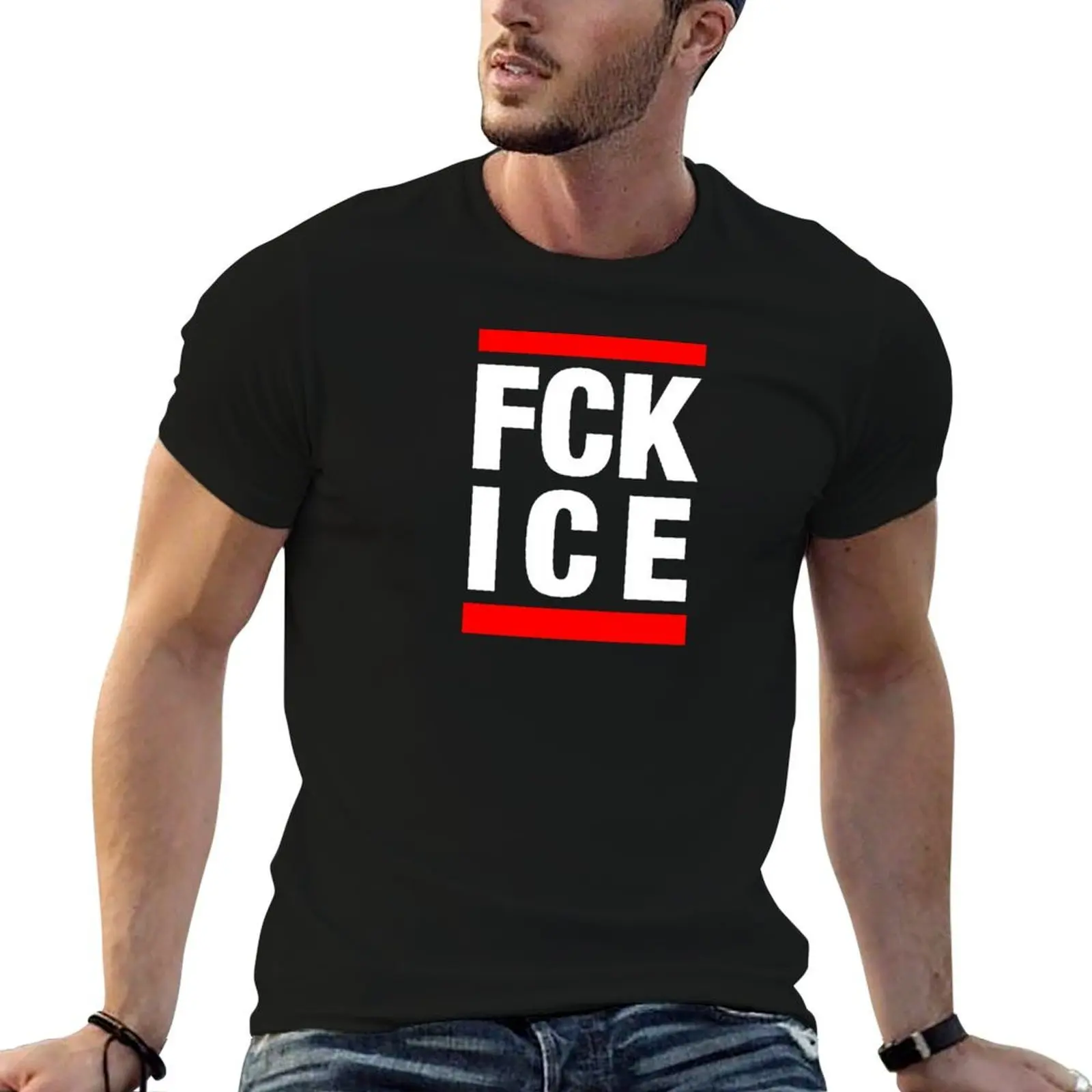

FCK ICE T-Shirt t shirt man plain t shirts for man cotton T-Shirt