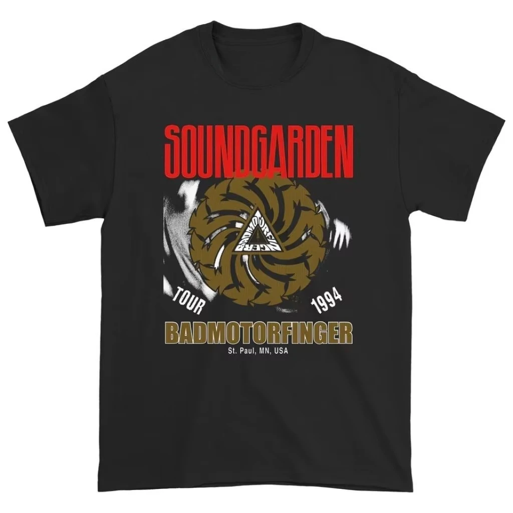 

2026 new Soundgarden Sound Garden Band Punk American Vintage Men and Women Oversize High Street Short Sleeve T-Shirt Men's Top