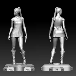 1/18 100mm 1/24 75mm zestawy Model z żywicy kosmiczna dziewczyna bojowa niepomalowana figura bez RW-1078 koloru