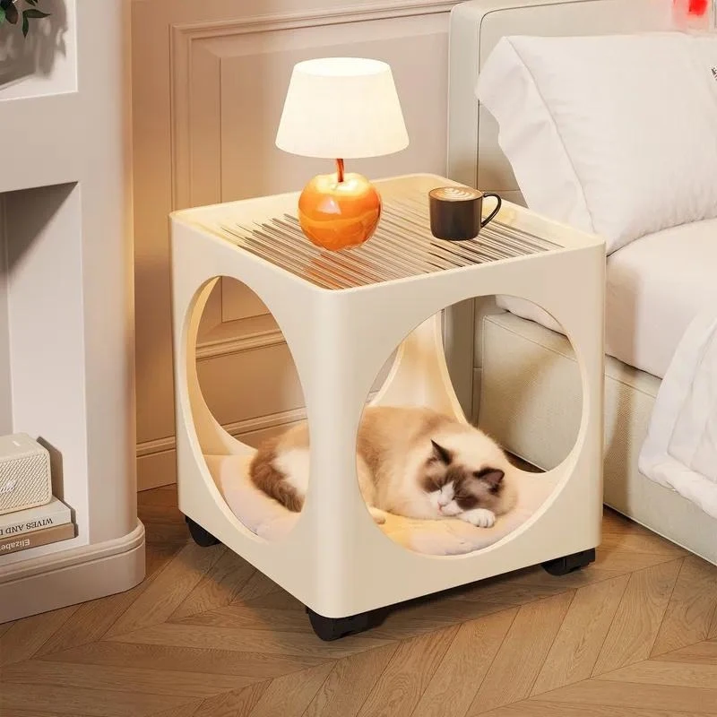 Sofa small side cabinet small apartment corner few bedside storage cabinets bedroom bedside table cat nest mobile