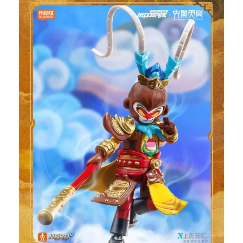 BLOKEES Building Blocks Action Figure Hero Infinity Classic Version Wukong Havoc in Heaven Great Sage Equalling Heaven Toy Gift