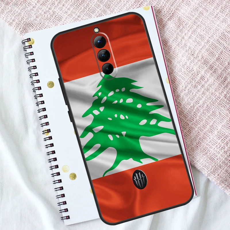 Lebanon Flag Case For ZTE Nubia Red Magic 8 Pro Plus 8S Pro RedMagic 6 7 6S 7S Pro 5S 5G 6R Bumper Cover