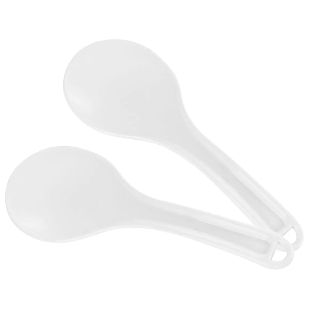 

2 шт. многоразовая ложка, износостойкая антипригарная компактная кухонная лопатка для риса, бытовая лопатка для риса, безопасная удобная кухонная утварь