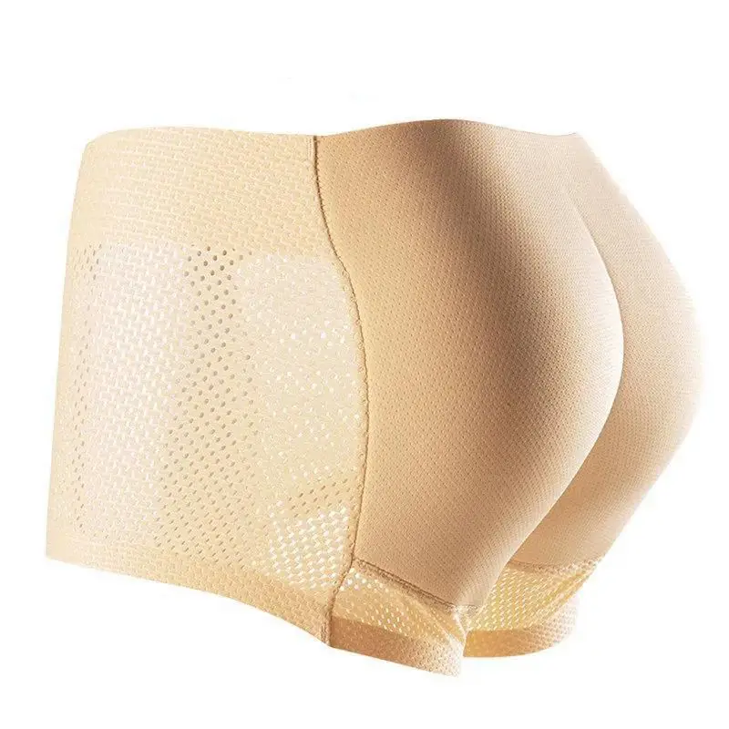 Jockmail Sexy Men Padded Underwear Mesh Boxer Briefs Buttocks Lifter Enlarge Butt Push Up Pad Underpants Penis Pouch Panties