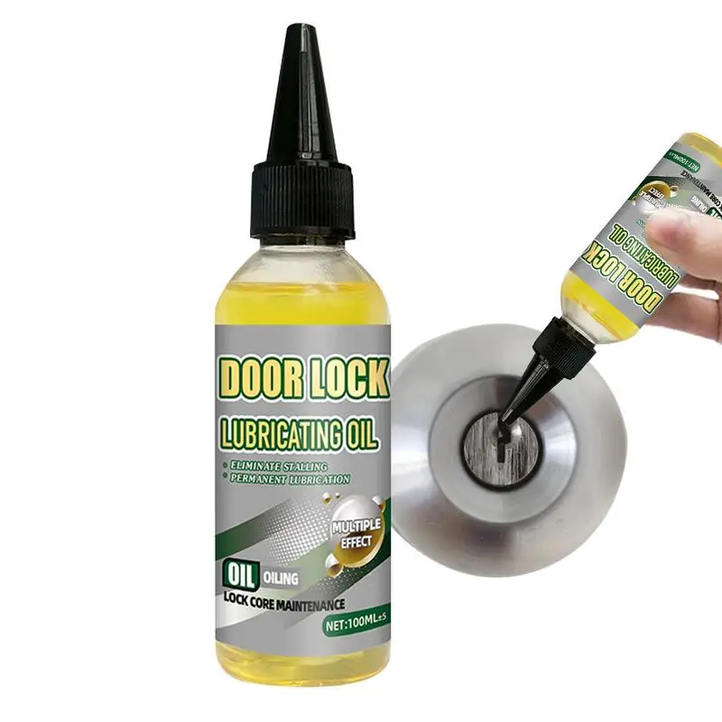 Door Lock Lubricant Multi-Purpose Lubricants Locks Doors Hoods Long-lasting Lubricating For Bicycles Lock Cylinders Fan