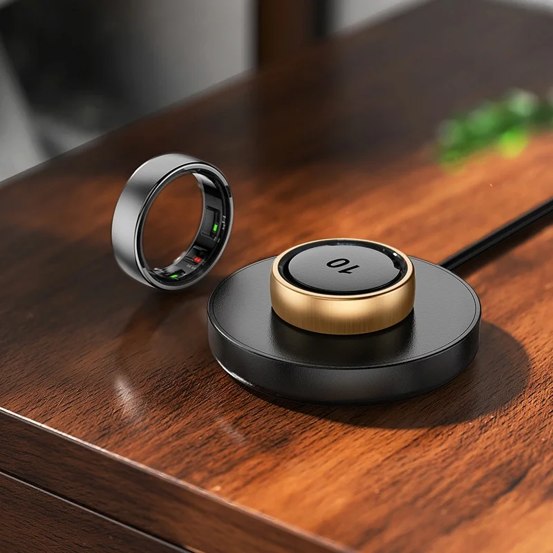 Премиум-беспроводная зарядка, двойной чип PD, монитор сердечного ритма, температуры сна, умное кольцо для пар