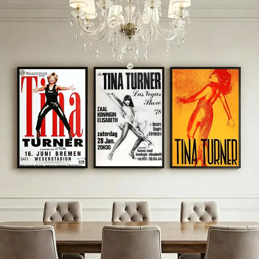 music Tina Turner Poster HD Poster High End Luxury Home Decoration Suitable for Living Room Bedroom Corridor and Gift Giving