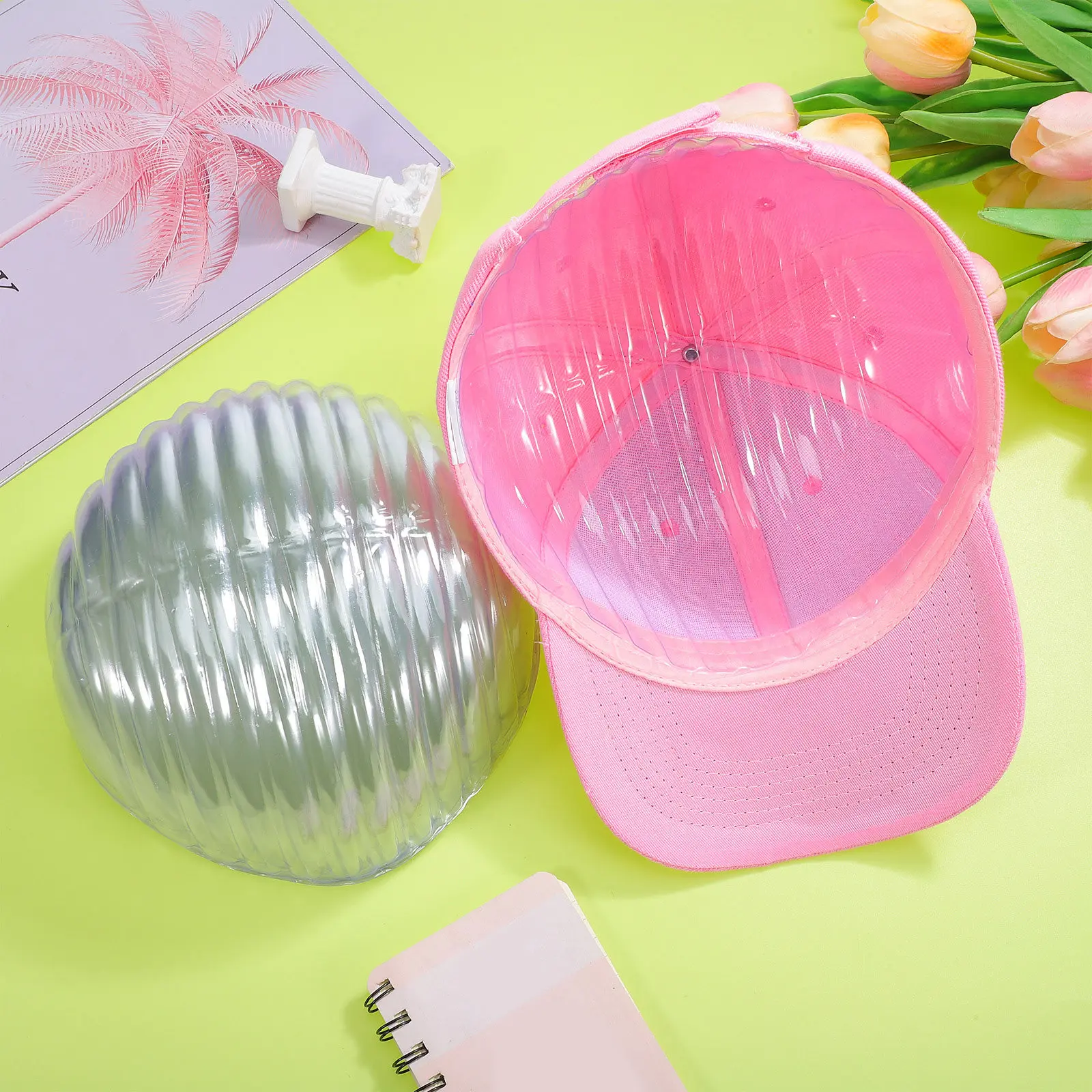 10Pcs Baseball Cap Holder Plastic Hat Inner Support Shaper Display Stand for Hat Display Organizer Baseball Cap Holder