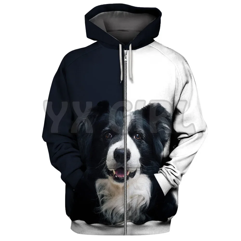 White Terrier West Highland Dogs  3D Printed Hoodies Men For Women Unisex Pullovers Zipper Hoodie Casual Street Tracksuit