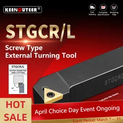 External Turning Tool STGCR STGCL STGCR1212 STGCR1616 STGCR2020 STGCR2525 Cutter Bar CNC Lathe Bar Turning Holder