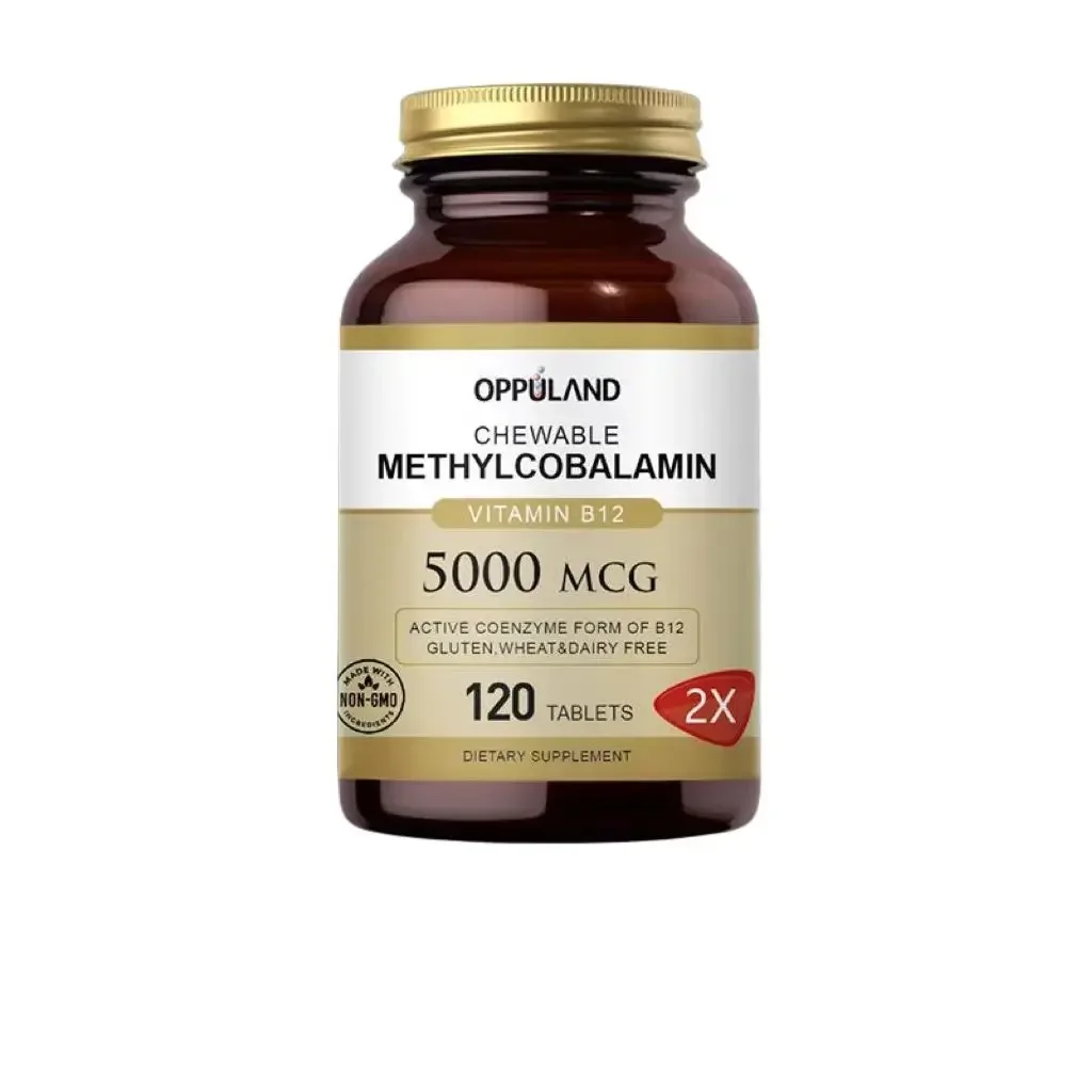 

Oppuland American Active Vitamin B12 Methylcobalamin 5000mcg Nutritional Neuro Complex Vitamin B