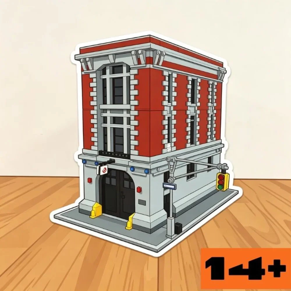 Hot Spot Fire 4634pcs Station Headquarters Building Block Brick Kit Christmas Birthday Gift For Fans Friends