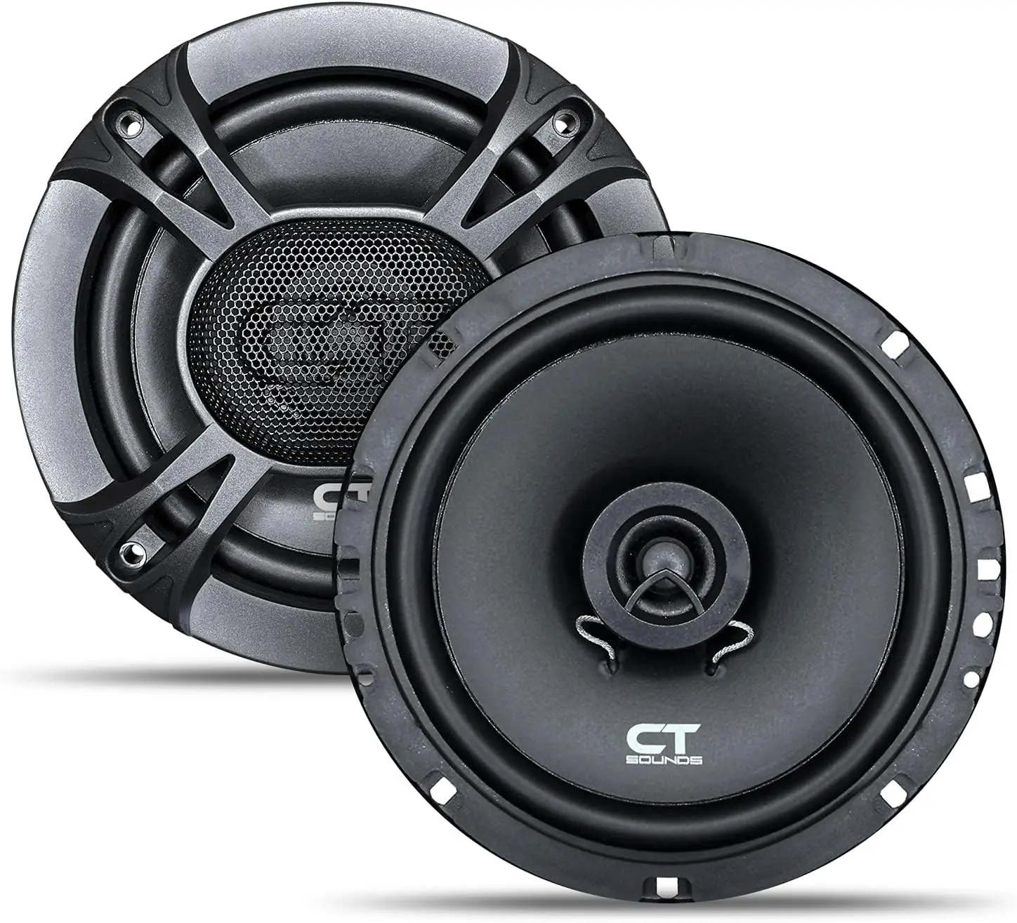 

6.5 Inch Coaxial Car Speakers, 200 Watts Max Power, Pair for Enhanced Audio Upgrade