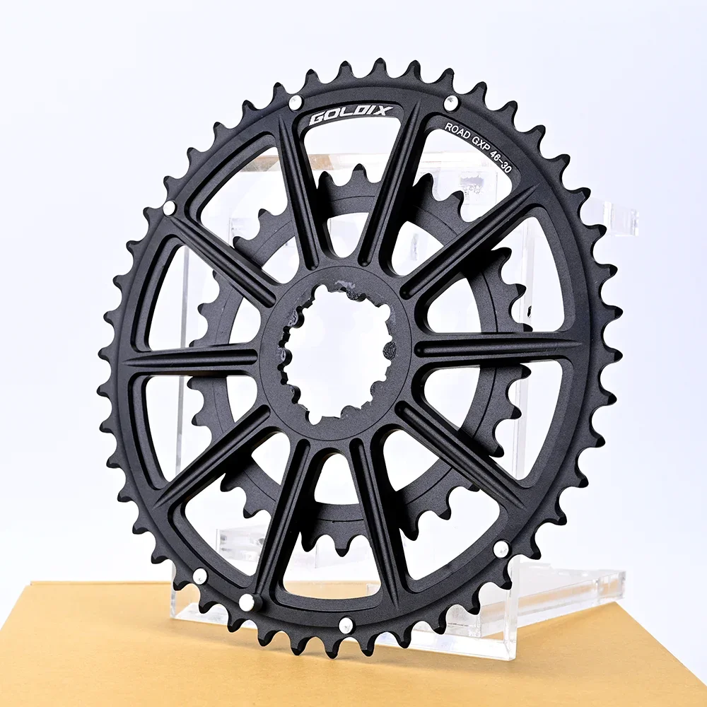 AliExpress GOLDIX 53-39T 52-36T 50-34T 48-32T 46-30T specification road bicycle crankset chainring suitable for SHIMANO and SRAM 10 11S 12S