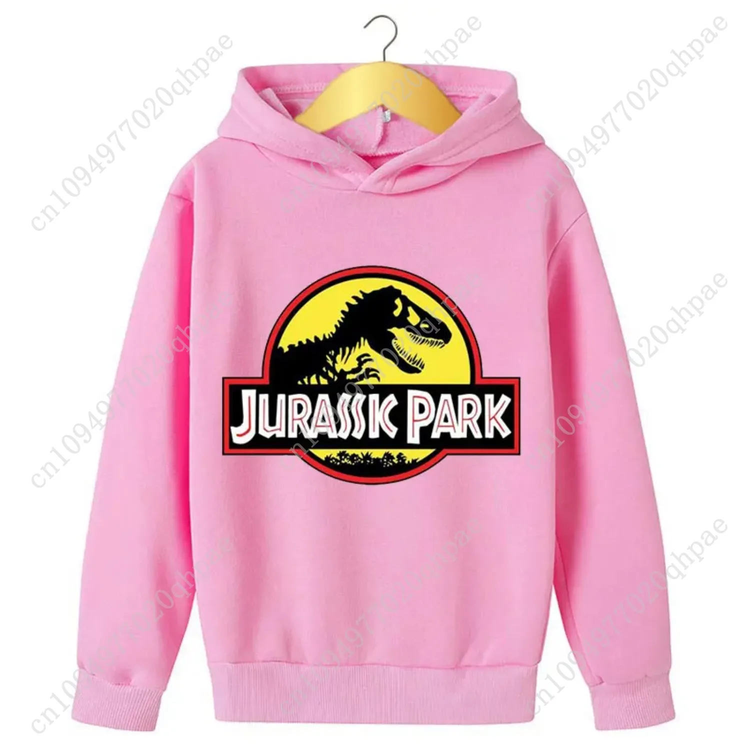 Children Clothing Jurassic Park Dinosaur print Boys Girls Hoodie  Tops Spring Autumn Leisure Sweatshirr Toddler 3-12 Year Coat