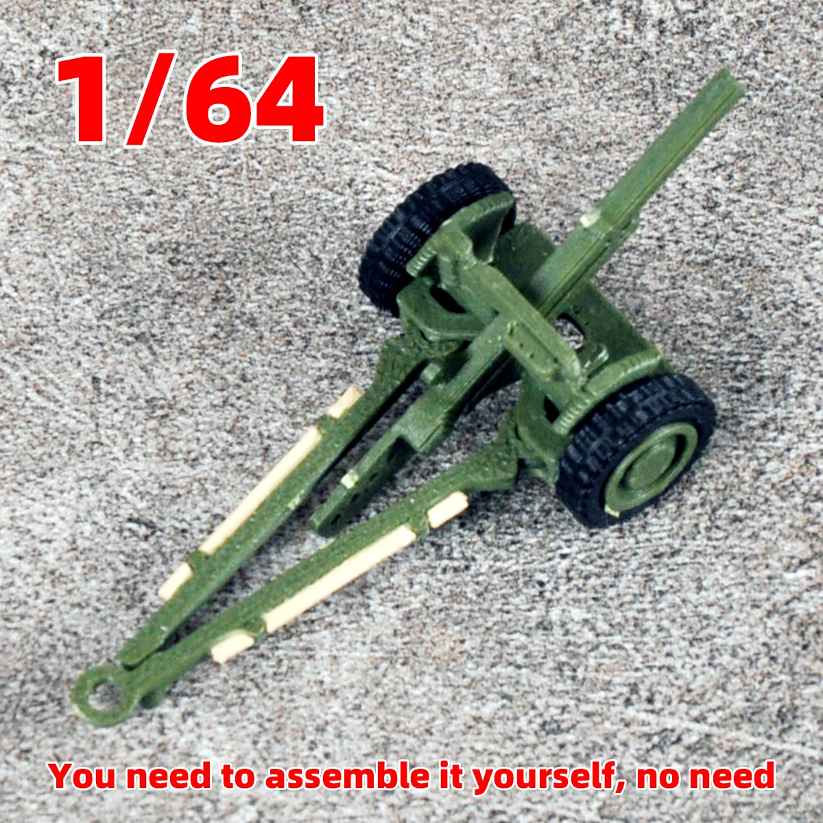 Montage-Set Statisches Plastikmodell-Kit Mehrzweck-Auto SUV Geländewagen Auto-Artillerie 1/64 – Detail 4