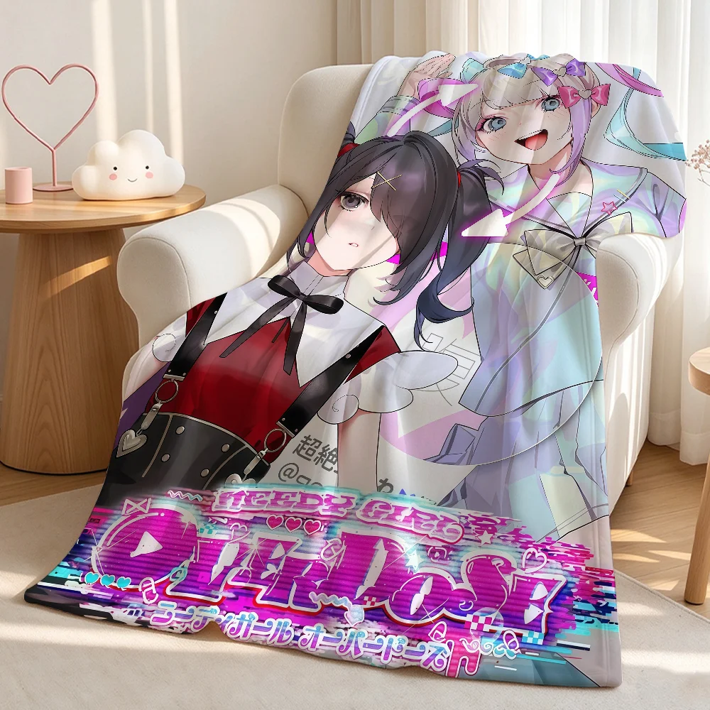 Needy S-Streamer Overload Girl Game Blanket Warm Fuzzy Plush Throw Comfortable Skin Friendly Soft Sofa Living Room Bed Bedspread