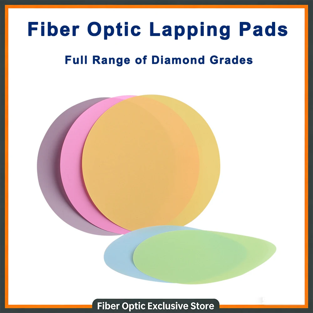 

Fiber Optic Diamond Lapping Film Pad High Efficiency Dust-Free Uniform Particle0.1mm Thick Handcrafted for Fiber Optic Polishing