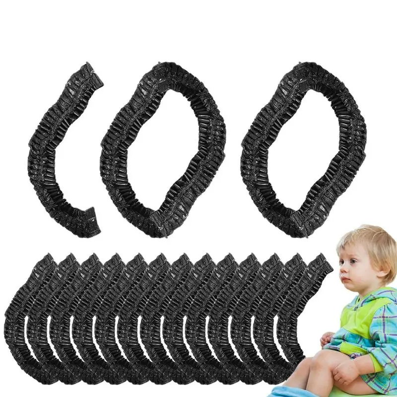 

Potty Chair Liners Toddler 100PCS Portable Toilet Bags For Kids Toilet Potty Training Toilet Seat Car Potty Thickened Elastic