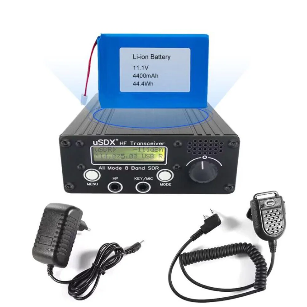 USDX+ SDR トランシーバー全モード HF アマチュア無線 8 バンド 80M