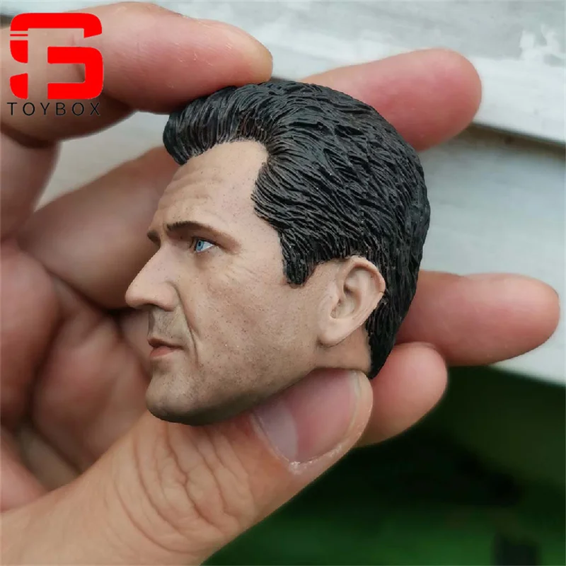 Model głowy Melisa Gibsona w skali 1/6, rzeźba pasująca do 12-calowych męskich figurek żołnierzy, lalek akcji.