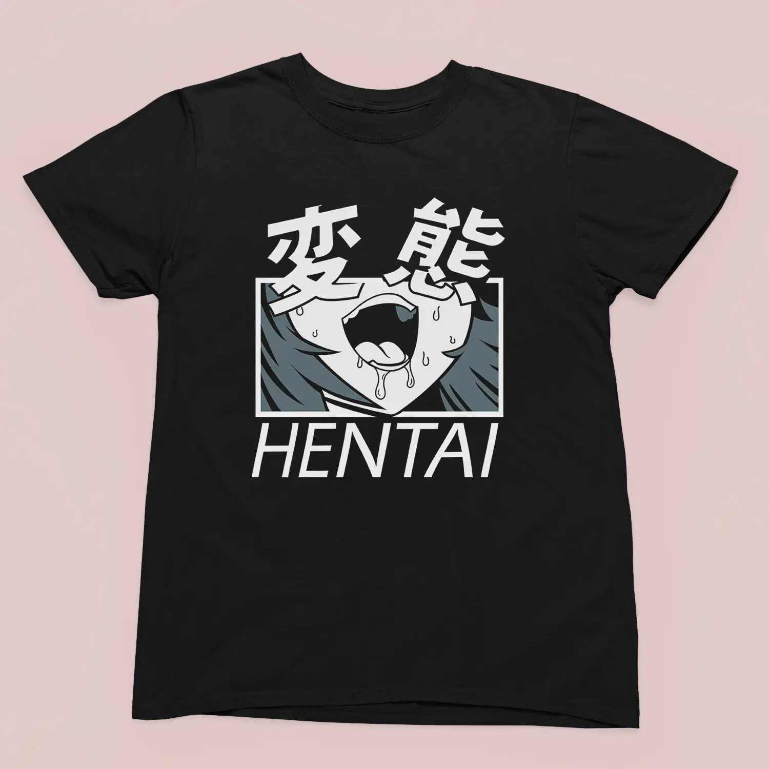 

Hentai Kanji Graphic T-Shirt – Anime Style - Men, Women, Kids Tee