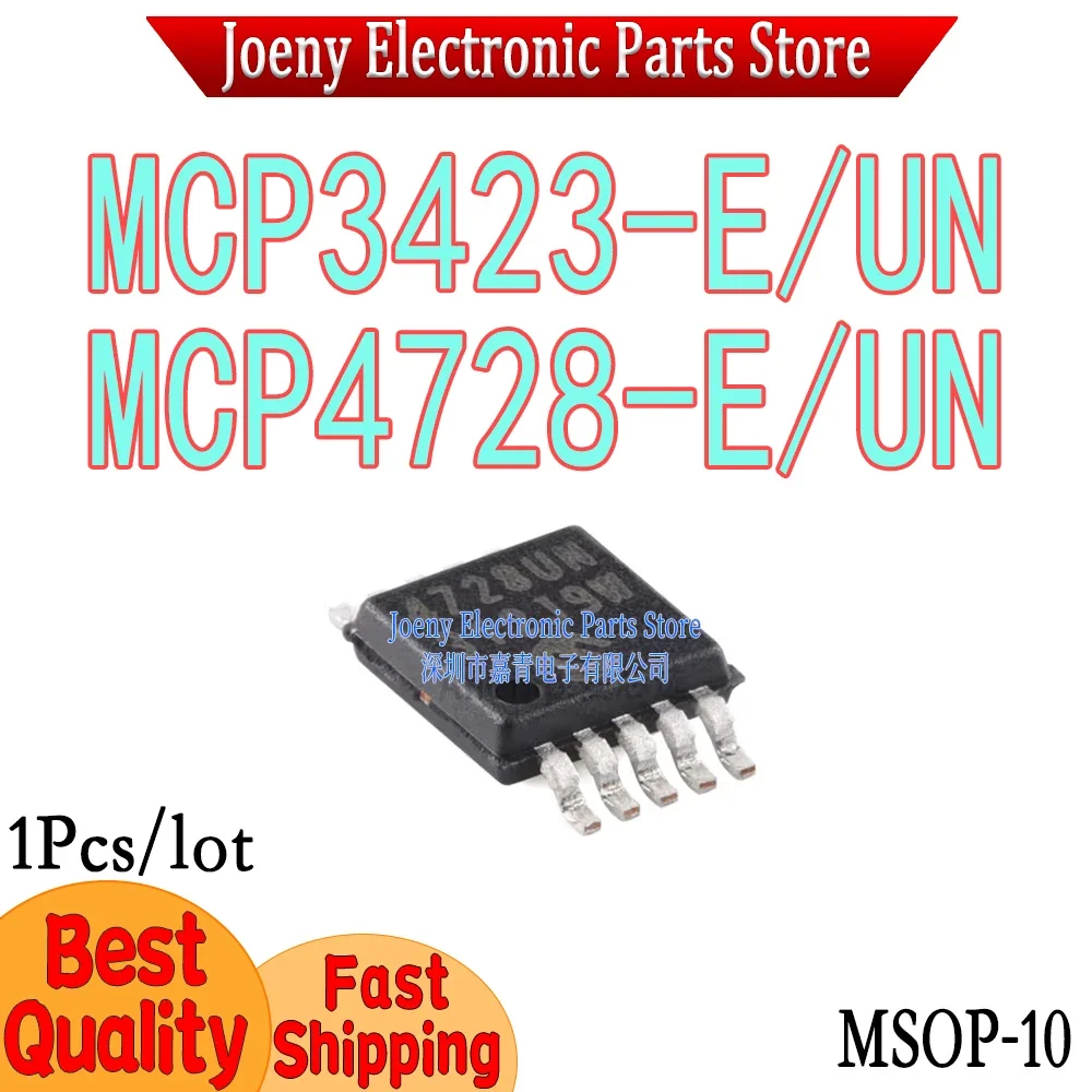 MCP3423-E/UN MCP3423 3423E MCP4728-E/UN 4728UN Plastic Casing
