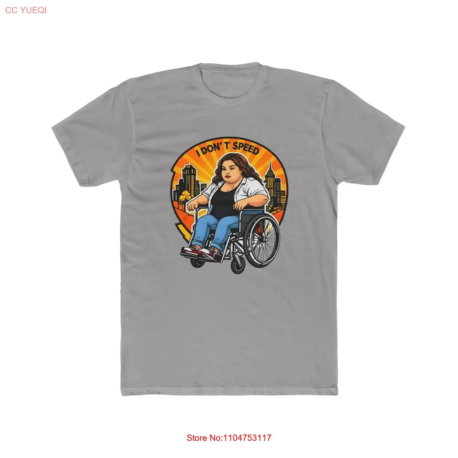 Chill Vibes T Shirt I Don't Speed Disability Awareness Casual Wear vintage Washed Comfortable homme Versatile graphic Stretched