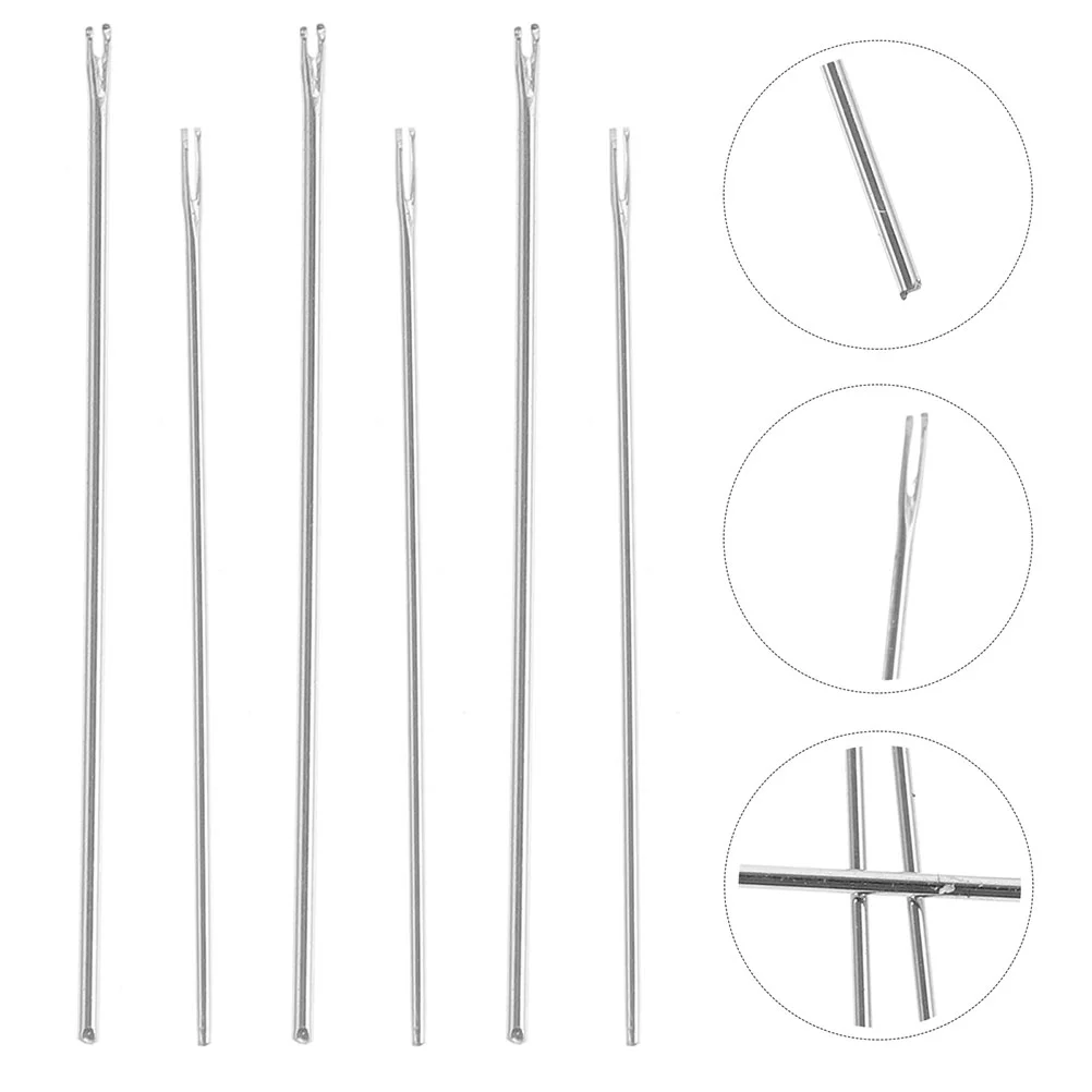 

20 Pcs Hair Transplant Tool Long Needle for Upholstery Hand Sewing Quilting Needles Metal Crochet Embroidery