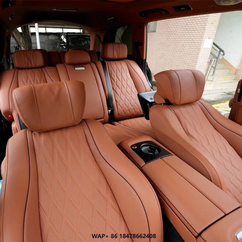 Full-Car Seat Covers Replacement for  AMGGLS63 -- Brown