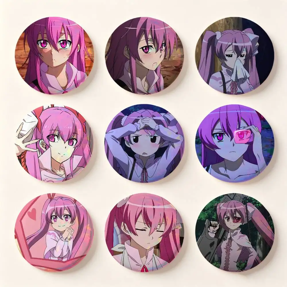 Mine Akame Ga Kill Anime Badges 25 32 44 58 75 Mm Round Cosplay Pin Bag Decor Fans Collect Friends Gifts Brooch Souvenir