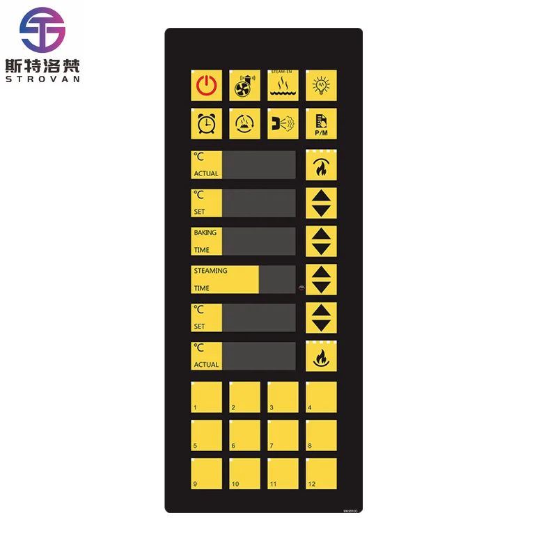 Industrial Control Oven Temperature Controller MK5810 Digital Thermostat 1C Accuracy 220V Kitchen Equipment Plastic