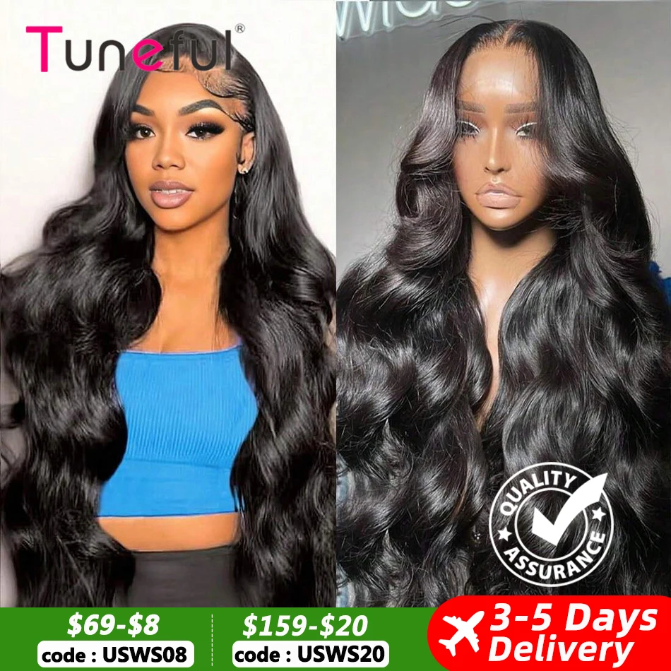 HD Transparent 13x4 13x6 Lace Front Human Hair Wigs Body Wave Pre Plucked Brazilian Body Wave Human Hair Frontal Wigs For Women